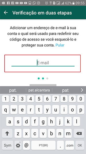 Verificação em duas etapas