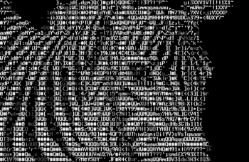 Zebra em ASCII