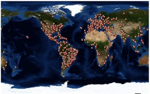 Mapa Localização Visitantes do Blog do Anísio Alcântara